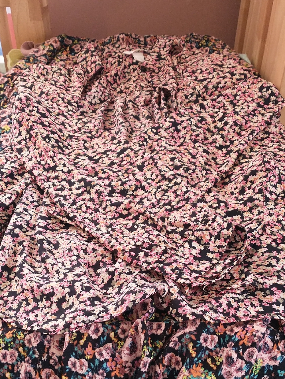 *All Season Long" Sheer Floral button up